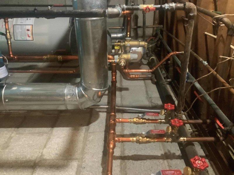 Conducted warranty follow-up visit for steam oil boiler installation. Met with customer Kenny to provide comprehensive operational training and system overview. Verified proper installation of copper supply/return lines, shutoff valves, and ventilation components in mechanical room.
