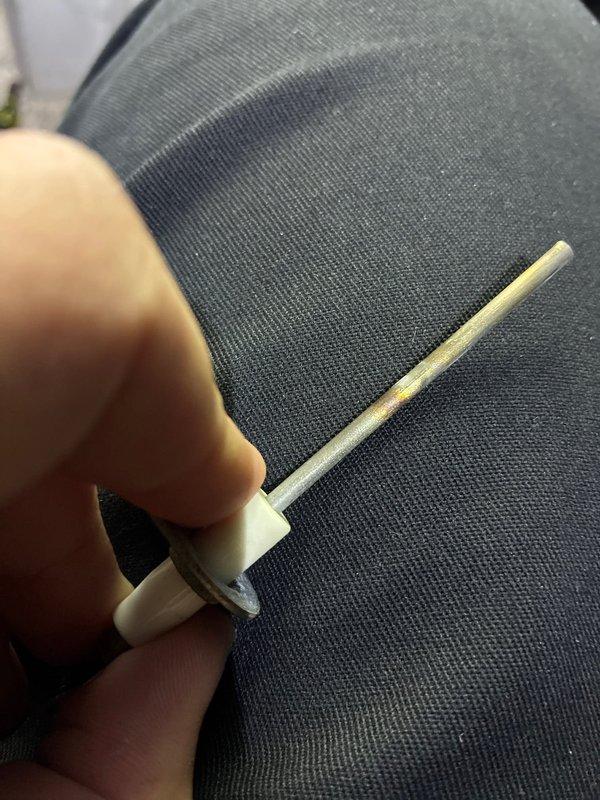 Performed routine MVP Heating maintenance visit. Inspected internal mechanical components including valve connectors and wiring. Removed and examined ignition sensor component, which was found to have normal wear.