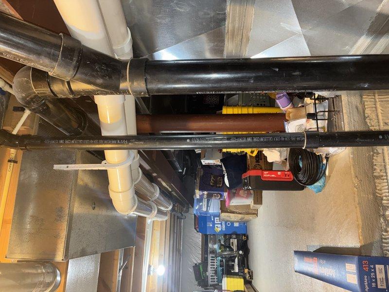 Completed routine MVP Heating Visit on a 6-year-old system. Inspected mechanical room including PVC condensate drainage pipes, ductwork, and associated valves. Verified proper installation of all components and confirmed system operation is within normal parameters.