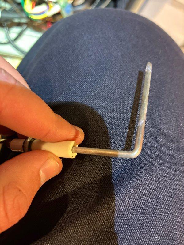 Performed scheduled furnace maintenance service (rolled appointment). Conducted thorough inspection of furnace control board and electrical connections. Utilized hex key tool to make necessary adjustments to system components. All connections verified secure and operational.