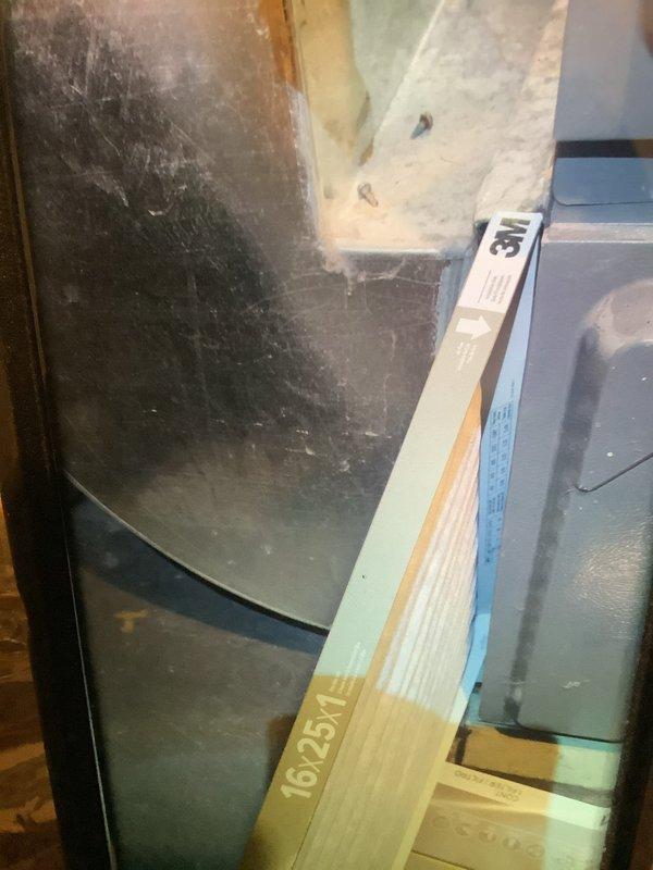 Completed scheduled MVP Heating maintenance visit. Inspected flame sensor component and furnace installation area. Examined filter assembly with manufacturer-specified 16/25x1 filter. All systems functioning within normal parameters.