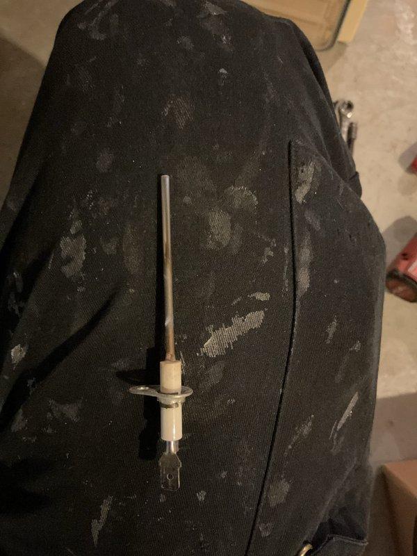 Performed routine furnace maintenance service as requested. Inspected and cleaned ignition electrode to ensure proper spark ignition. System is operating within normal parameters and no repairs were needed.