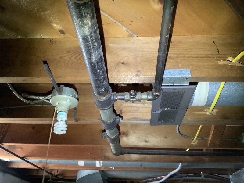 Completed estimate for replacement of 10-year-old 40-gallon gas Whirlpool water heater. Customer supplied the replacement tank. Inspected existing plumbing infrastructure in crawlspace/basement, noting current gas lines and water supply configuration. Customer currently without hot water; advised that installation work might require scheduling on a separate day from estimate.