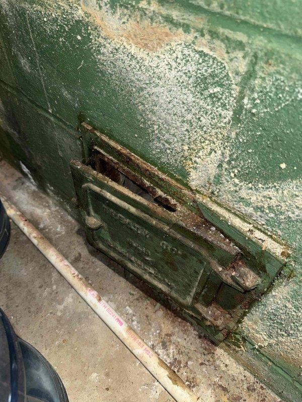 Responded to call for non-operational furnace approximately one year old. Inspection revealed significant moisture damage in the utility area, with extensive mold growth on walls and water damage to the access panel. System was not receiving proper ventilation due to corrosion issues. Performed necessary repairs to restore furnace operation and documented environmental conditions that could impact future system performance.