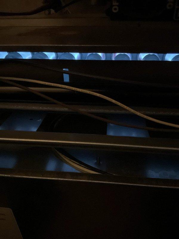 Performed scheduled furnace tune-up on residential heating system. Inspected heat exchanger and burner assembly, confirming proper operation with blue flame pattern. Checked electrical connections and control wiring for secure attachment and verified system safety controls were functioning correctly.