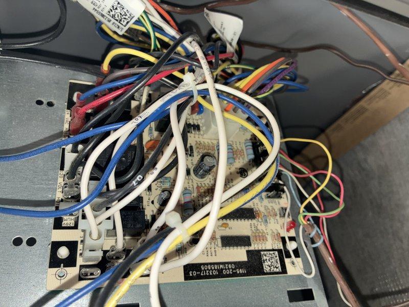 Performed routine furnace tune-up service as requested by customer. Inspected gas valve for proper operation and examined control board connections. All components tested functional with no issues detected.