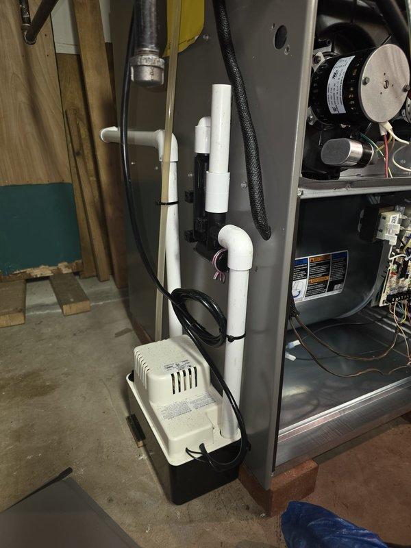 Performed scheduled MVP heating maintenance service on Lennox furnace system. Conducted comprehensive diagnostic testing using Fieldpiece multimeter to verify electrical components and connections. Inspected condensate pump and drainage system, confirming proper operation of all mechanical elements with no issues identified.