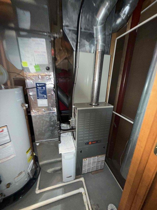 Responded to urgent no-heat service call for 13-year-old furnace. Upon inspection, diagnosed system failure and performed necessary repairs to restore heating function. Equipment is operational but showing age-related wear; recommended continued monitoring.