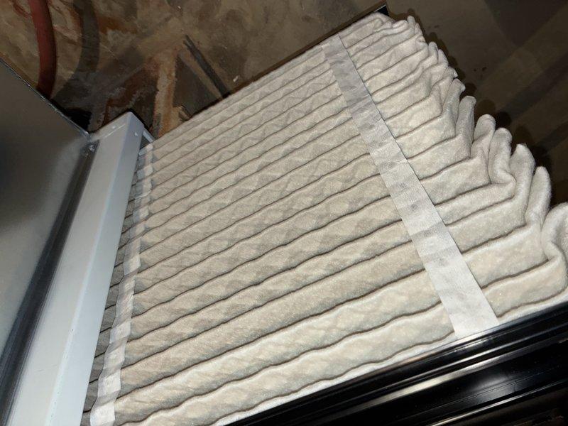 Completed recurring MVP Heating Visit service. Inspected and verified proper installation of air filter in HVAC system. Examined control board circuitry and wiring connections, confirming all components and terminal connections are secure and functioning correctly with no visible defects or damage.