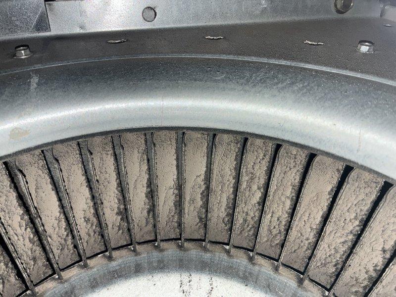 Completed scheduled heating maintenance service that was rescheduled from 12/12. Inspected the IonHorse control board which appeared to be functioning properly with all connections secure. Discovered significant dust accumulation on the heat exchanger fins which was thoroughly cleaned to restore proper airflow and system efficiency.