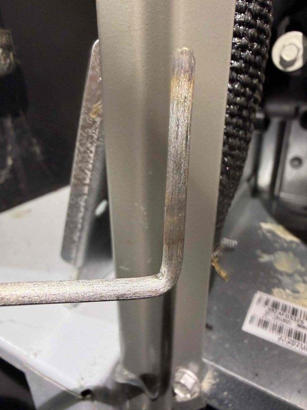 Performed comprehensive tune-up service on 2-year-old furnace under promotional special. Inspected blower wheel assembly for proper operation and dust accumulation. Examined mounting brackets and hardware for secure attachment and signs of wear, noting all components are functioning within manufacturer specifications.