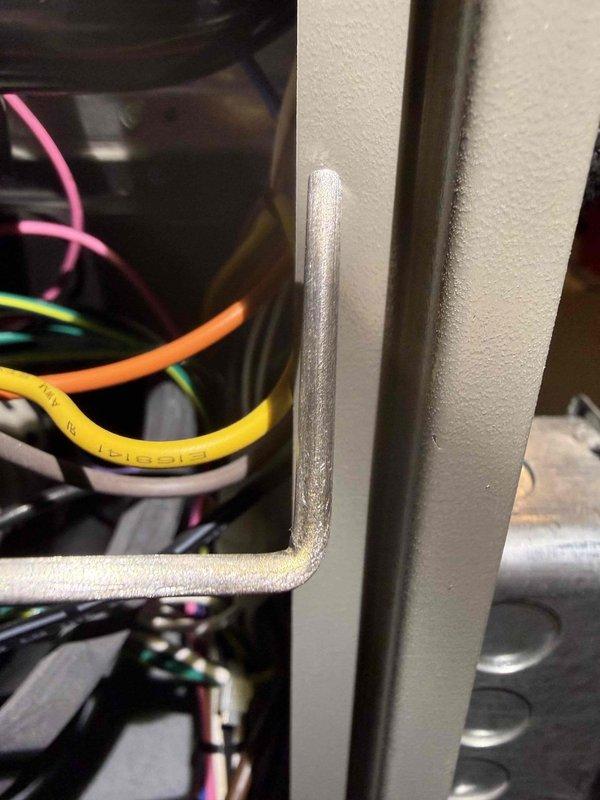 Performed scheduled MVP heating maintenance service. Inspected electrical wiring connections and copper supply lines for proper installation and function. Visual inspection revealed normal oxidation on copper piping at bend point, but all electrical connections remain secure with no signs of overheating or damage. System is operating within normal parameters.