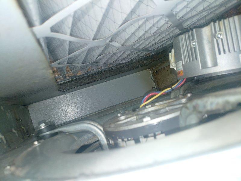 Diagnosed ignitor failure on furnace that occurred after previous service. Inspected system and found significant dust accumulation on filter. Examined Emerson circuit board and wiring connections, confirming ignitor malfunction. Replaced faulty ignitor component to restore proper furnace operation.