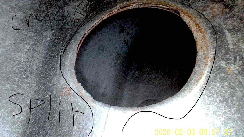 Performed scheduled heating maintenance service. Identified and documented structural damage including cracks and splits in ductwork. Inspected electrical control panel and wiring connections for proper operation.