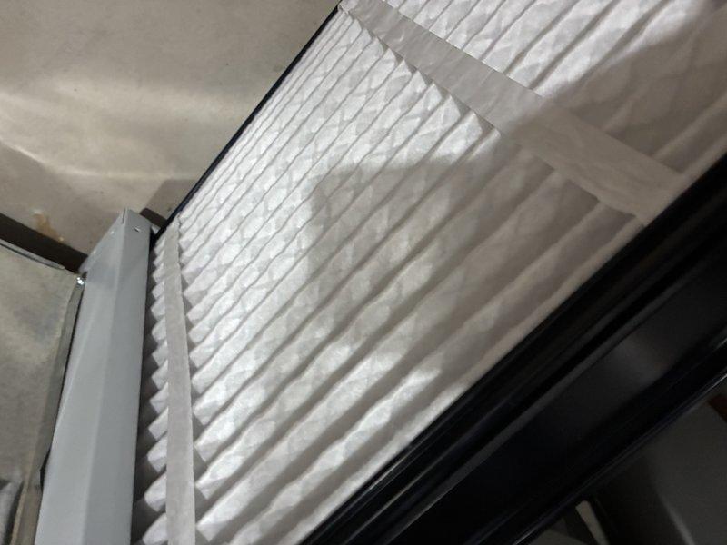 Completed scheduled BS-MVP heating maintenance service. Installed new air filter in HVAC system, ensuring proper filtration for optimal system performance. All components inspected and functioning normally.