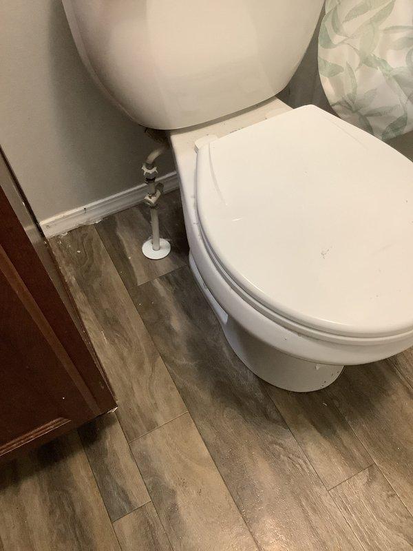 Performed inspection of sewer line under mobile home as requested by customer. Accessed crawl space to assess condition of previously repaired burst pipe. Customer had already replaced broken pipe section with pro-press fitting, but comprehensive evaluation revealed entire sewer line requires replacement. Documented current installation with photos and confirmed all areas are accessible for future service work.