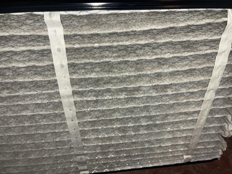 Performed routine heating preventative maintenance on customer's system. Inspected plumbing components and ball valve functionality on heating unit. Checked and verified condition of air filter, noting normal pleated structure with proper support strips intact.
