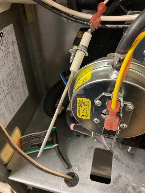 Performed diagnostic assessment on two non-functioning gas furnaces out of customer's 11 total units. Identified issue with pressure switch components causing units to cycle on briefly then shut down. Replaced faulty pressure switches and verified proper ignition sequence and sustained operation on both units.