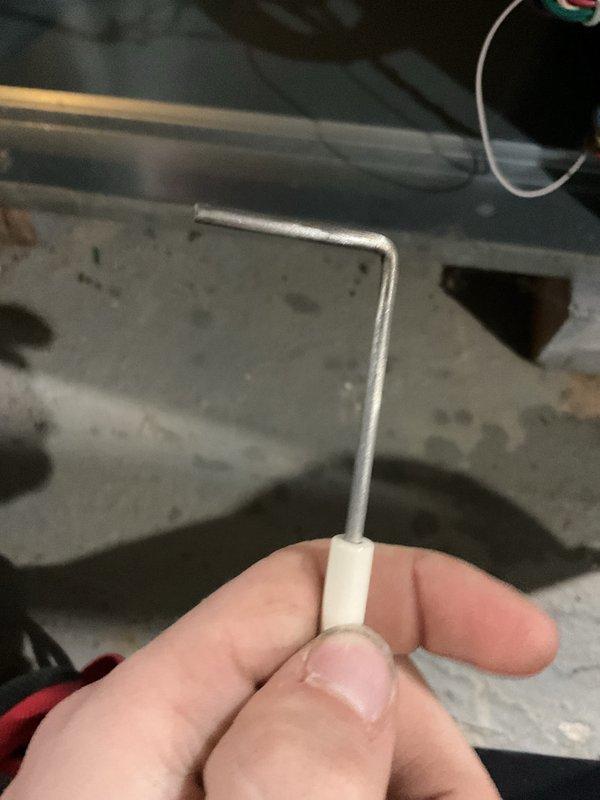 Completed scheduled heating maintenance service. Used digital multimeter to verify proper voltage readings of 50.8V to equipment. Performed temperature probe testing at system connection points to ensure optimal heating operation and efficiency.