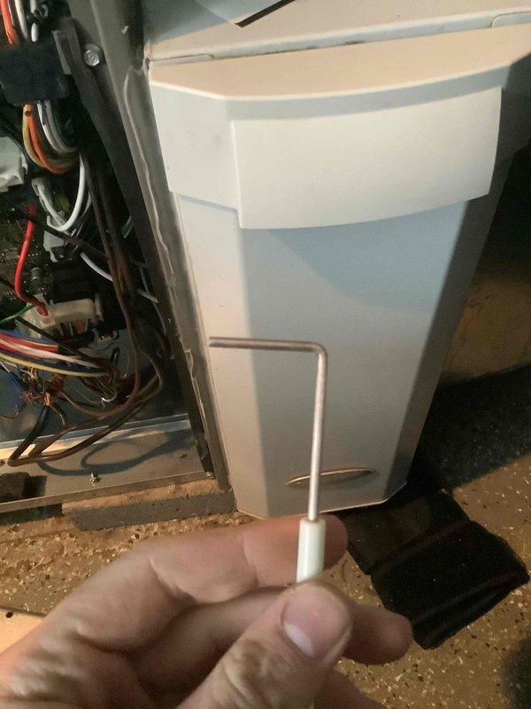 Performed annual maintenance on 1-year-old MVP furnace. Inspected interior components including circuit boards, wiring harnesses, and control modules. Checked all electrical connections and examined heat exchanger integrity. System functioning properly with no issues identified.
