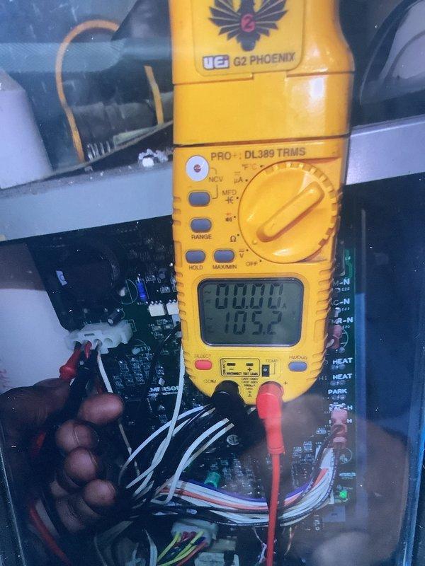 Performed diagnostic testing on 15-year-old furnace using multimeter to check voltage readings on control board. Identified faulty connection at mounting bracket and repaired electrical components to restore proper operation.