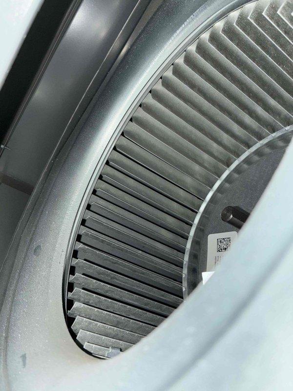 Performed scheduled preventive maintenance service on heating system. Inspected and cleaned blower assembly using specialized tools. Verified proper fan operation and documented component condition with photos for service record.