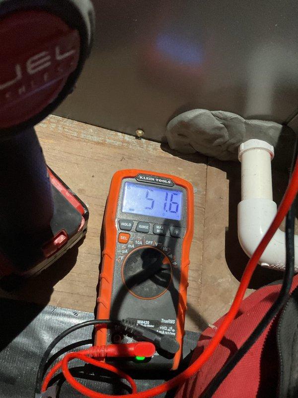 Completed annual heating maintenance service on 1-year-old system. Performed electrical testing using multimeter to verify voltage readings of 3.16V. Conducted pressure and temperature measurements with UEi EM720 meter to ensure system operating within manufacturer specifications. All components functioning properly; system ready for heating season.