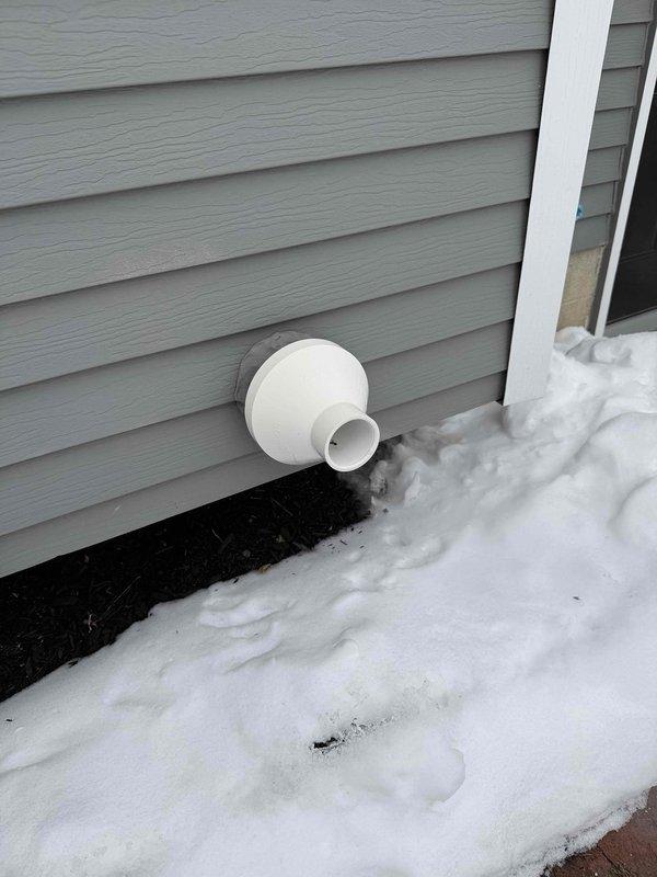 Completed re-inspection of previously failed installation. Provided required documentation including photos of the exterior condensate termination, the interior disconnect, and the installed CO detector. All items were confirmed to be properly installed per code requirements. Awaiting manager approval to close warranty service.