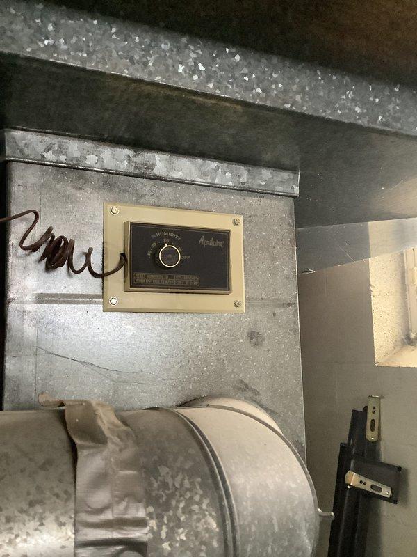 Conducted furnace estimate for 36-year-old Bryant Bonnet 500 unit that failed combustion testing. Inspection revealed deteriorated pipe insulation with visible water damage on equipment housing and significant wear on the Aprilaire control system. Replacement recommended due to age and safety concerns.