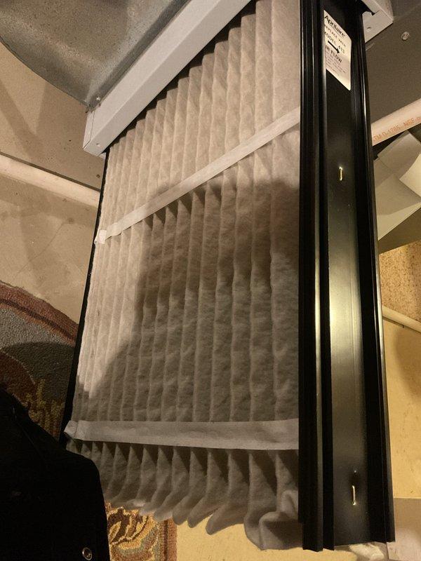 Performed scheduled MVP furnace maintenance service. Completed comprehensive system inspection using appropriate tools. Replaced air filter with new pleated filter, ensuring proper installation in the return air housing for optimal airflow and filtration.