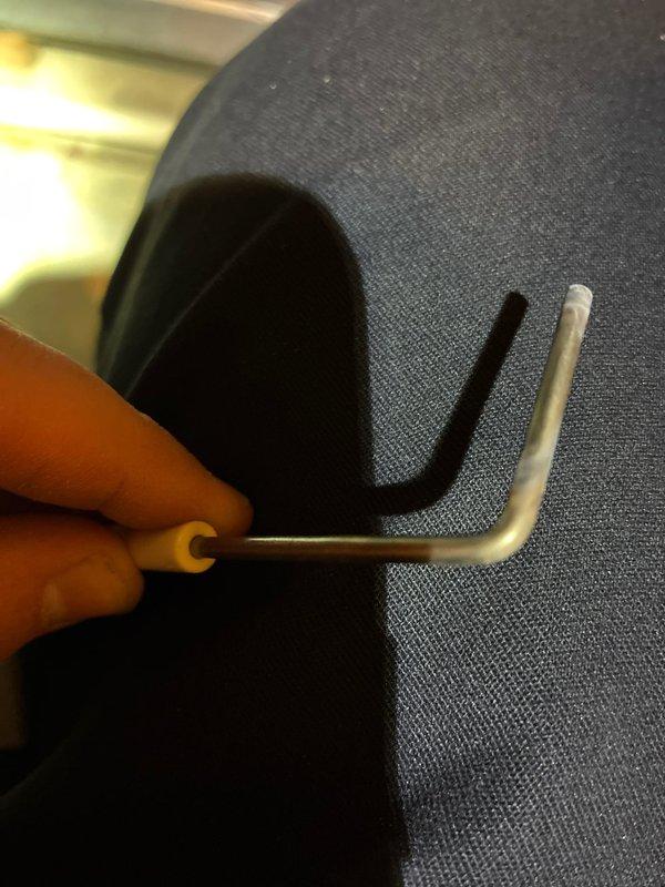 Completed heating maintenance service for MVP customer as confirmed. Performed inspection of air handling unit, including examination of filter assembly which showed dust accumulation on upper panels. Used hex key tool to make necessary adjustments to system components ensuring proper operation.