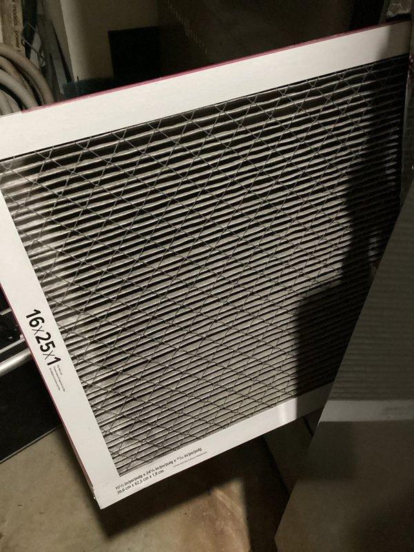 Performed scheduled MVP heating maintenance service on two systems, with focus on the older unit as requested. Inspected both systems for proper operation, changed the standard 16 x 25 x 1 air filter, and evaluated the water panel which requires replacement as anticipated during the service call.