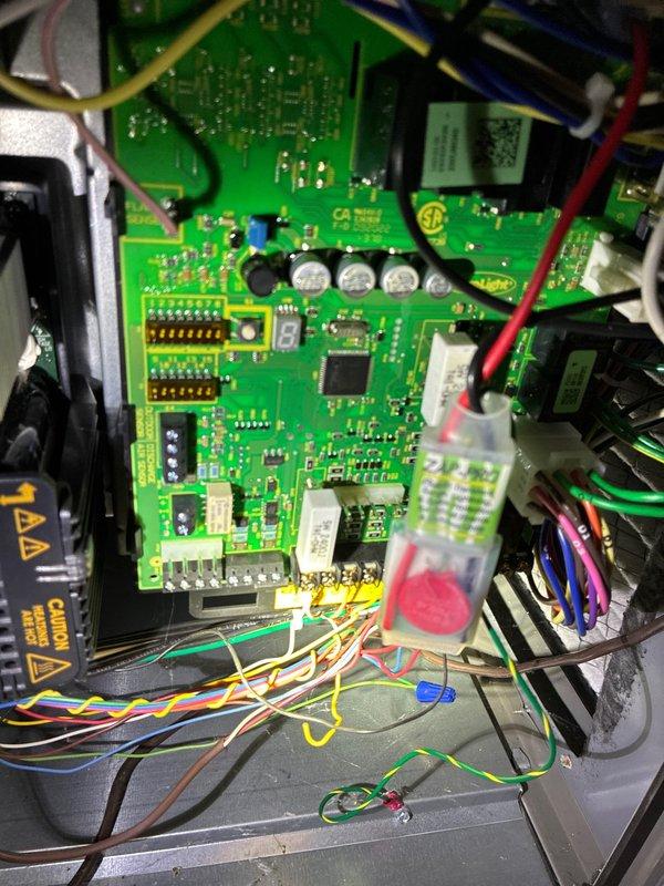 Performed annual maintenance on 1-year-old MVP furnace that had been rescheduled from January to February. Inspected circuit board components and connections, and utilized specialized tool for system adjustments. All systems functioning properly.