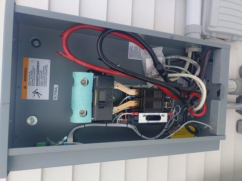 Performed inspection on Kohler generator system and identified a faulty transfer switch requiring replacement. Examined electrical connections and panel box wiring to verify diagnosis. Customer obtained second opinion confirming recommendation.