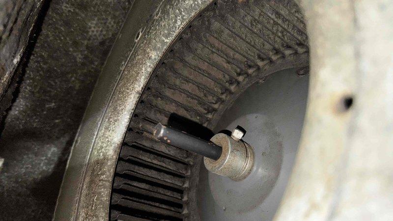 Responded to service call for non-operational furnace. Inspection revealed faulty inducer motor with significant carbon buildup on the blower wheel. Replaced inducer motor assembly and verified proper system operation.