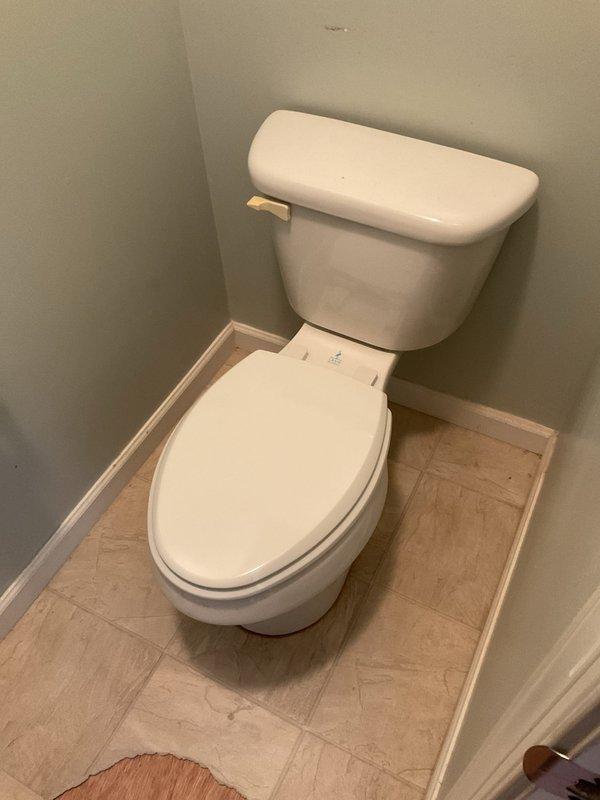Responded to service call for toilet wax ring replacement in 18-year-old home. Successfully removed toilet, replaced deteriorated wax ring with new seal, and reinstalled fixture. Tested system for proper function and verified no leaks at base connection.