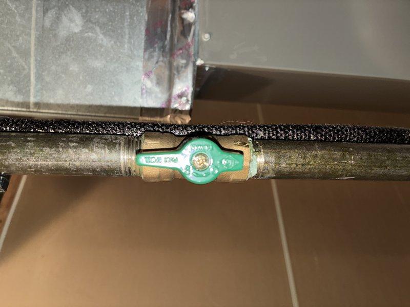 Performed routine heating maintenance service on a 6-year-old HVAC system. Inspected and serviced plumbing infrastructure including control valves and connections. Replaced Aprilaire filter and verified proper mounting bracket condition on equipment.