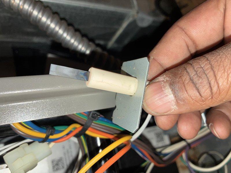 Performed routine heating maintenance service on a 6-year-old HVAC system. Inspected and serviced plumbing infrastructure including control valves and connections. Replaced Aprilaire filter and verified proper mounting bracket condition on equipment.