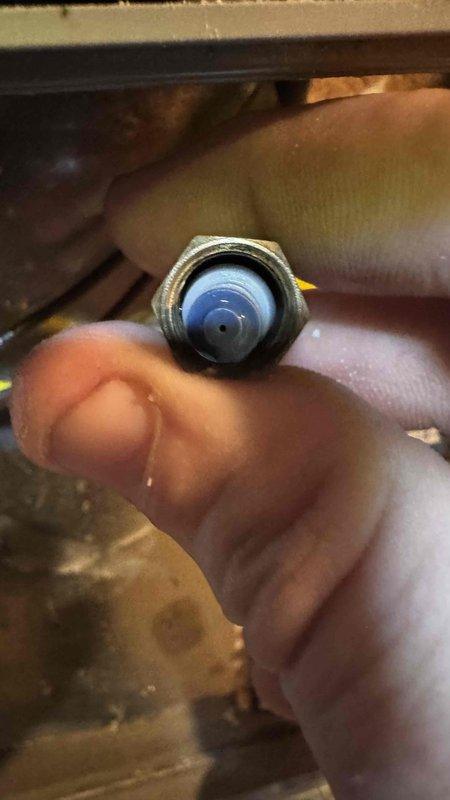 Responded to customer request for Chris G regarding humidifier leak. Diagnosed issue with water valve assembly. Replaced damaged valve fitting with new component and verified proper operation of humidifier system with no further leakage.
