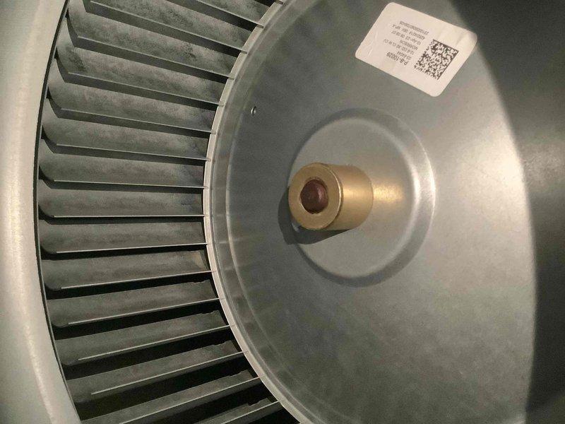 Performed scheduled heating maintenance for MVP customer. Inspected blower wheel assembly for proper operation and condition, noting no visible damage or unusual wear. Examined control board and associated wiring connections, confirming all circuits and components are functioning correctly with no signs of deterioration.