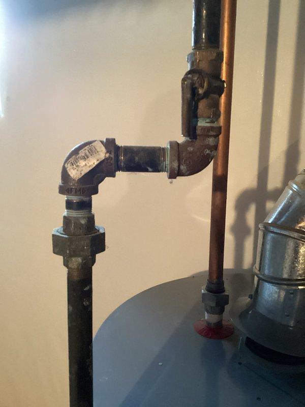 Performed standard tune-up on 6-year-old furnace. Inspected gas line connections and plumbing components for proper installation and signs of wear. Conducted combustion analysis with Bacharach analyzer showing 80.2% efficiency, 41ppm CO, 7.4% CO2, and stack temperature of 385°F, indicating acceptable but not optimal performance.