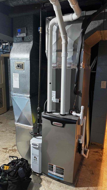 Performed scheduled maintenance on 1-year-old Lennox heating system. Conducted comprehensive inspection of furnace components, including circuit boards and electrical connections. Utilized Fieldpiece diagnostic tool to verify proper system operation and performance parameters.