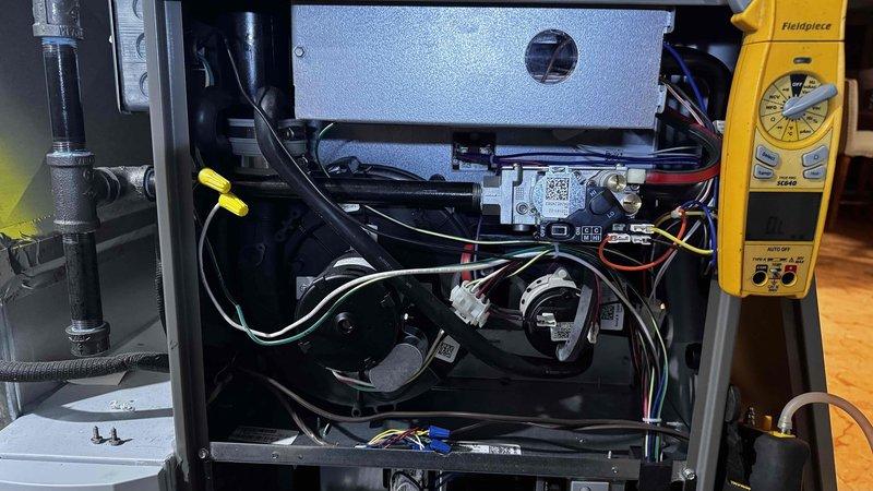 Performed scheduled maintenance on 1-year-old Lennox heating system. Conducted comprehensive inspection of furnace components, including circuit boards and electrical connections. Utilized Fieldpiece diagnostic tool to verify proper system operation and performance parameters.