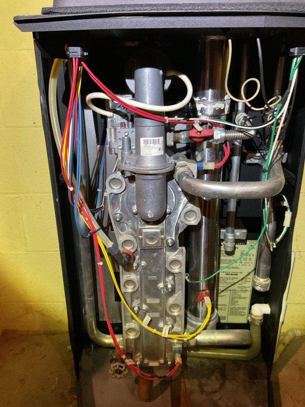 Successfully replaced the outdoor temperature sensor on the HVAC system as requested. Performed comprehensive system tune-up which included inspection of the heat exchanger, verification of proper control board operation, and testing of the Ultra control panel functionality. All systems are now operating within normal parameters with proper temperature readings.