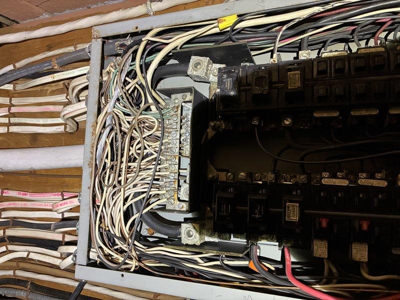 Installed new 240V outlet for customer's dryer as requested. Inspected existing electrical panel which showed signs of aging with somewhat disorganized wiring. Completed installation successfully with proper circuit breaker connection to ensure safe and functional operation of the dryer.