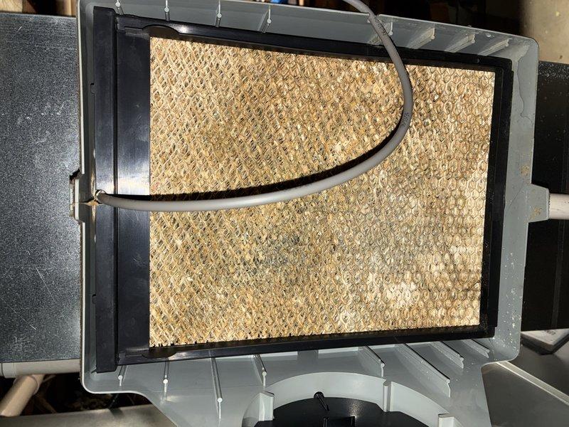 Performed scheduled MVP Heating Visit (PWI). Inspected HVAC system and found severely clogged air filter with extensive dust/debris accumulation. Examined circuit board and electrical connections, noting all components were operational despite filter condition. Replaced filter to restore proper airflow and system efficiency.