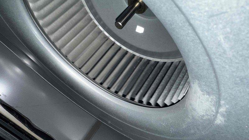 Diagnosed no heat condition on 19-year-old Lennox furnace, confirming cracked heat exchanger through multimeter testing and visual inspection of blower assembly. Explained warranty coverage for heat exchanger to homeowner and documented condition with detailed photos of electrical readings and blower wheel components.