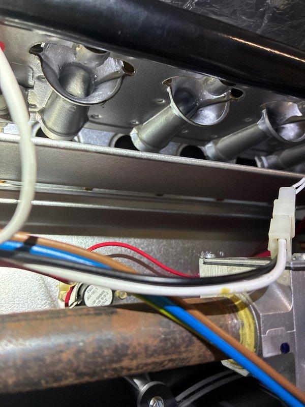 Performed scheduled 4-year maintenance service on Carrier furnace system. Inspected burner assembly, verified proper ignition sequence, and examined electrical connections on control board. All components functioning normally with no issues detected; system left in good working condition.