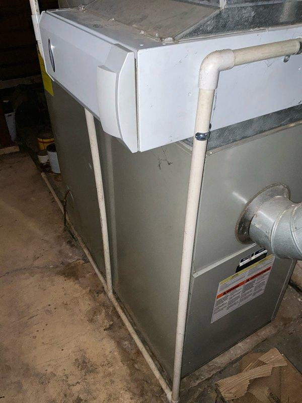 Conducted inspection of aging oil furnace system. Diagnosed failing blower motor and control board causing system to randomly overheat and consume excessive fuel. Both components require custom manufacturing from Trane as they are no longer available as standard parts. Recommended complete system replacement as repair costs are prohibitive and current condition poses efficiency and safety concerns.