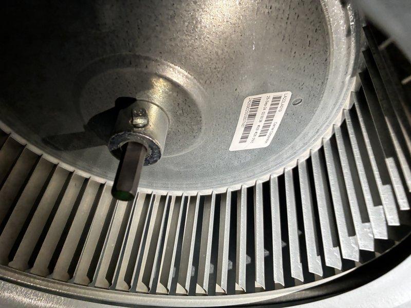 Performed scheduled MVP Heating maintenance service. Inspected and documented condition of blower wheel assembly and electrical control board. All components functioning properly with no issues observed.
